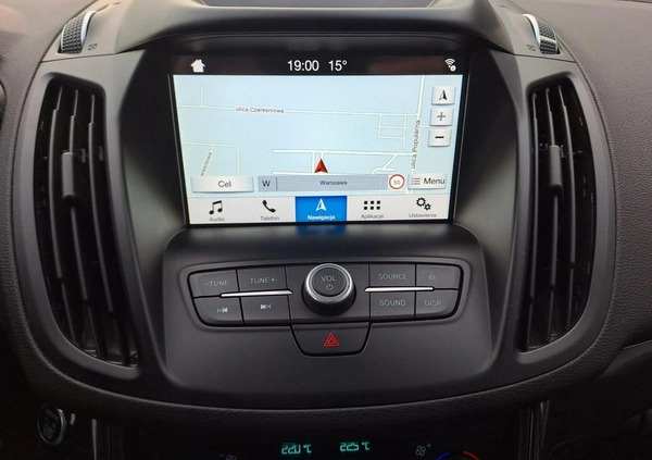 Ford Kuga cena 79900 przebieg: 126247, rok produkcji 2017 z Warszawa małe 379